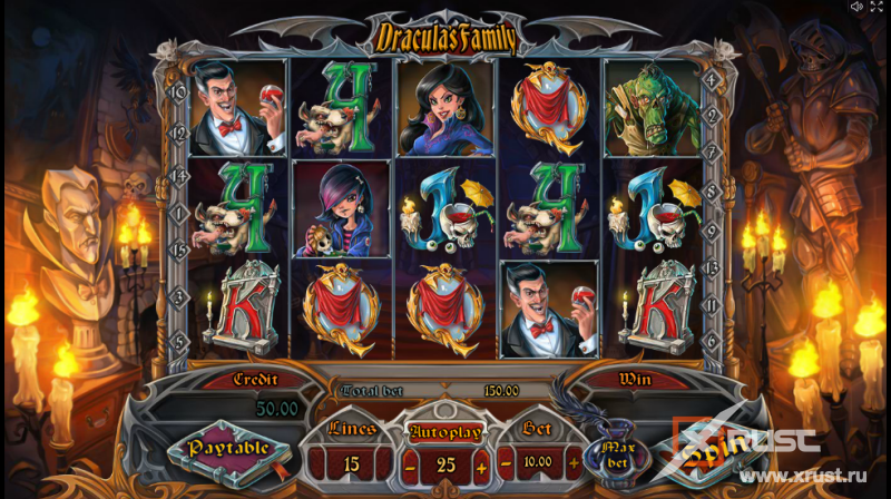 Игровой автомат Dracula играть на деньги в kazino-vulkan24.